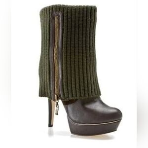 Vintage ZIGI Zoho Green Ankle Booties Size 6.5